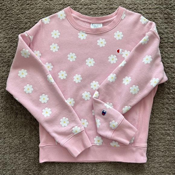 Champion X Urban Outfitters Daisy Reverse Weave Crew - Picture 1 of 5